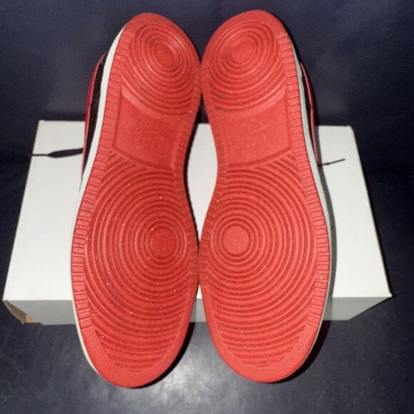 Nike COURT VISION LO NN Shoes Mens 11.5 Black University Red White FJ0685 010 main image 5